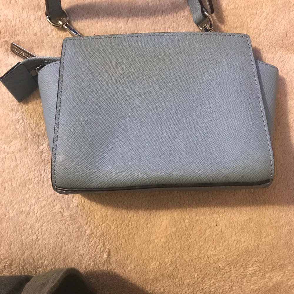Authentic Michael Kors blue cross body - Picture 3 of 6